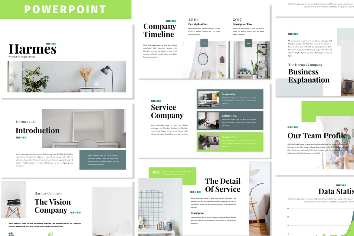 Harmes - Template Powerpoint Profesional untuk Presentasi Bisnis