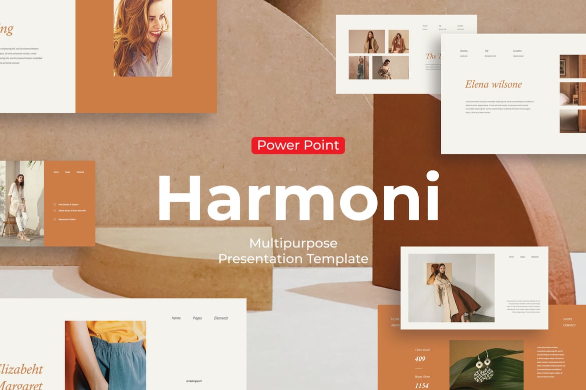 Harmoni - Template PowerPoint Serbaguna untuk Presentasi Profesional
