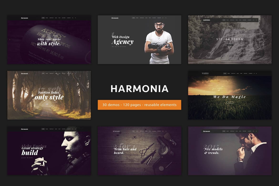 Harmonia - Template Website Serbaguna untuk Berbagai Keperluan