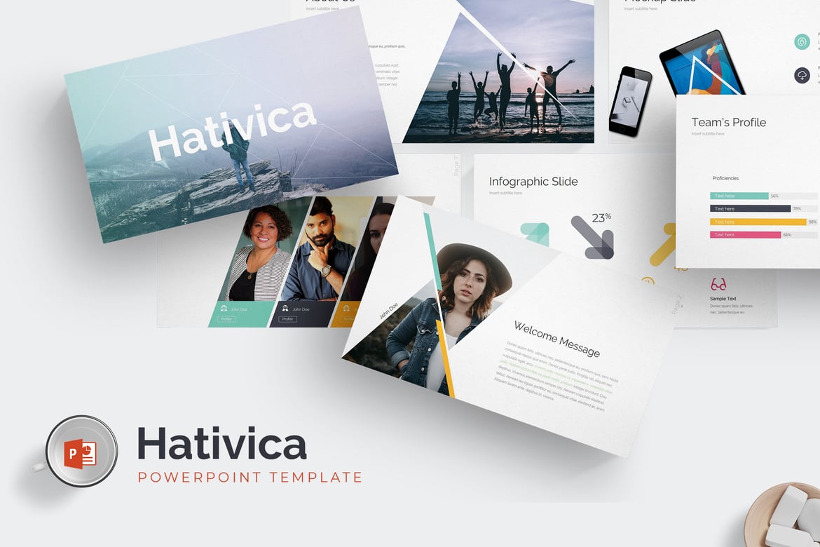 Hativica - Template PowerPoint Serbaguna