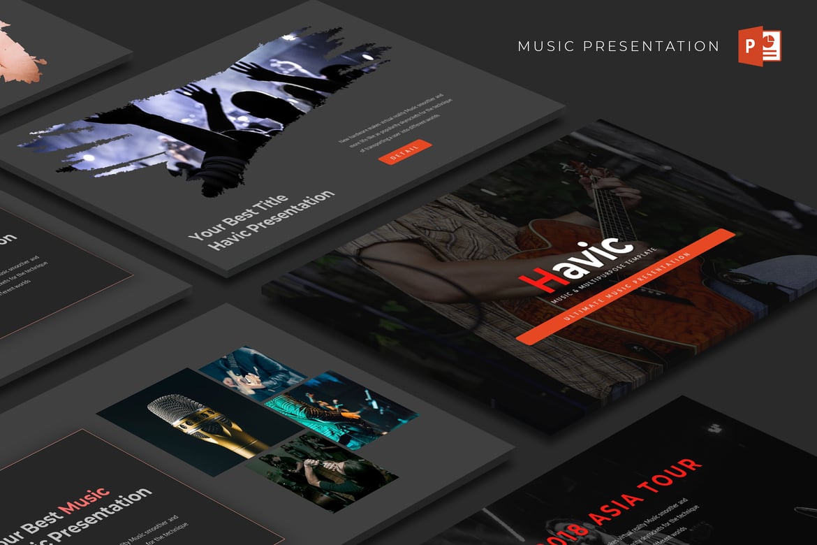 Havic - Template Powerpoint Serbaguna yang Menarik