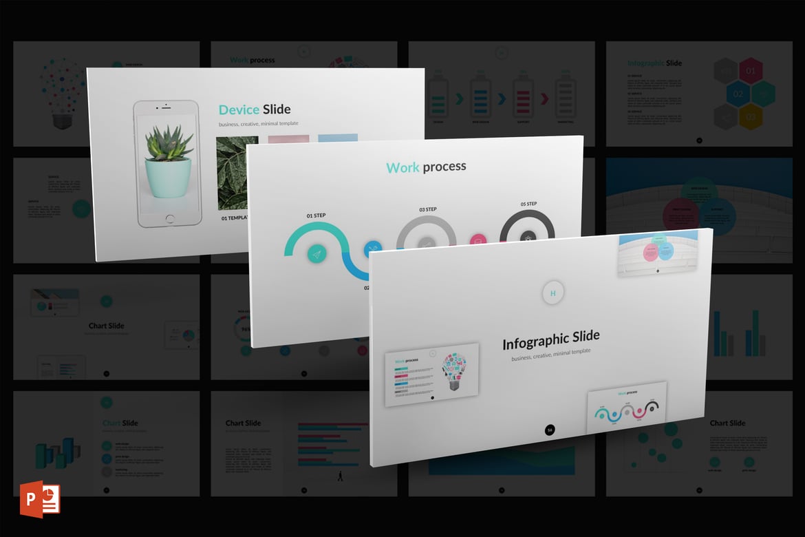 Template PowerPoint Minimalis HEAD untuk Presentasi Bisnis Anda