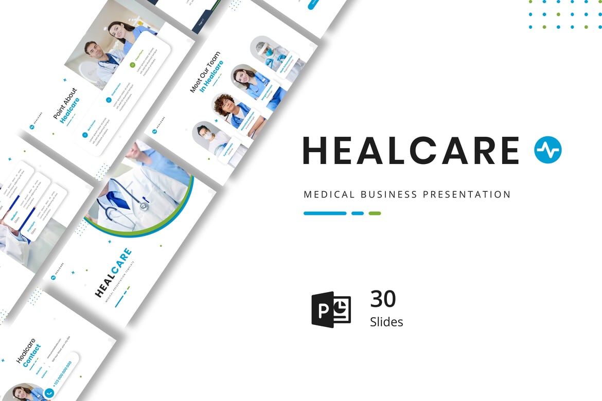 Template PowerPoint Healcare – Presentasi Medis yang Menarik