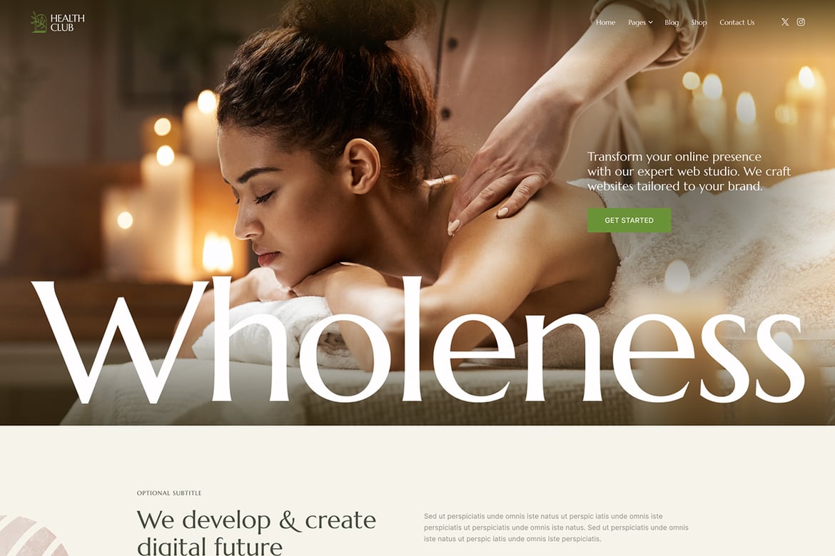 Tema WordPress Health Club: Solusi Ideal untuk Spa dan Salon Kecantikan