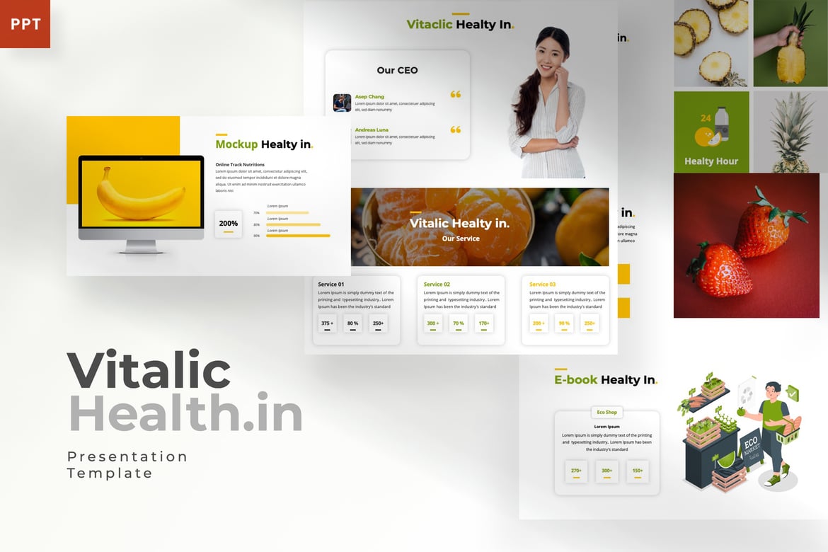 Template Presentasi Kesehatan - Template PowerPoint Menarik dan Profesional