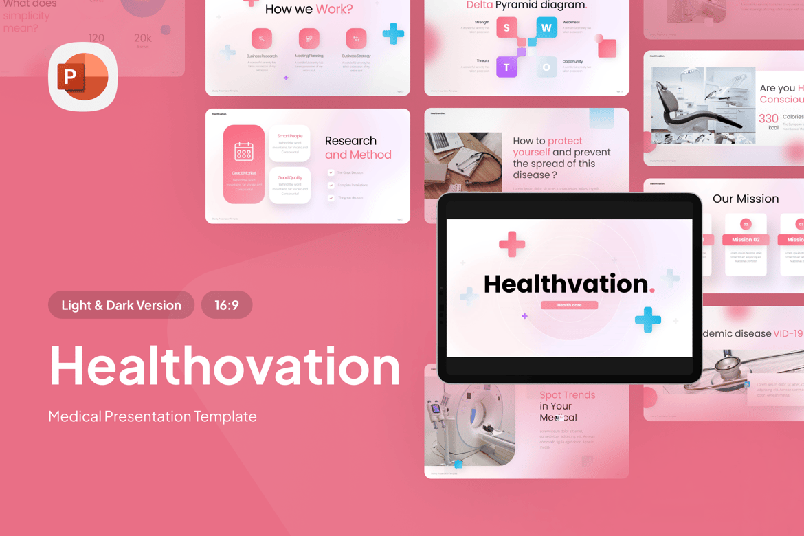 Template Presentasi Kesehatan - PowerPoint yang Menarik