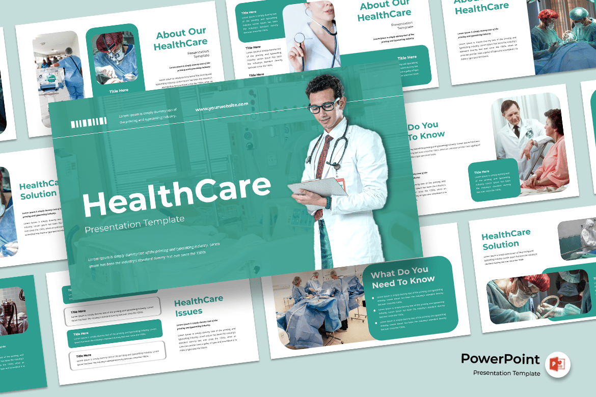Template PowerPoint Kesehatan yang Menarik dan Mudah Digunakan