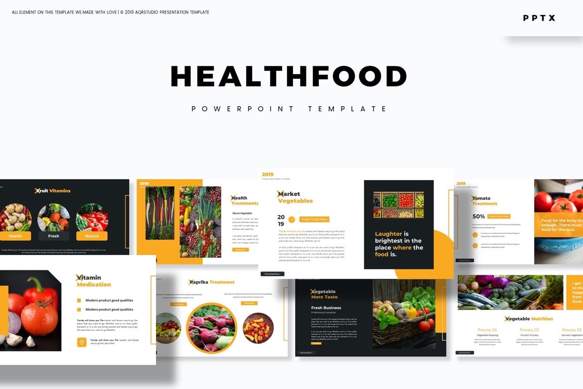 Template Presentasi Powerpoint Kesehatan yang Menarik