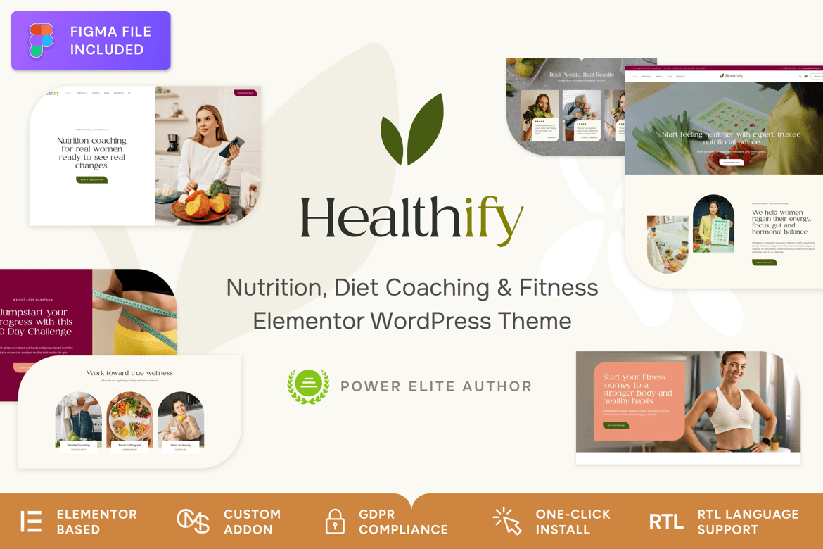 Healthify - Tema WordPress untuk Resep Diet & Pelatihan Kesehatan