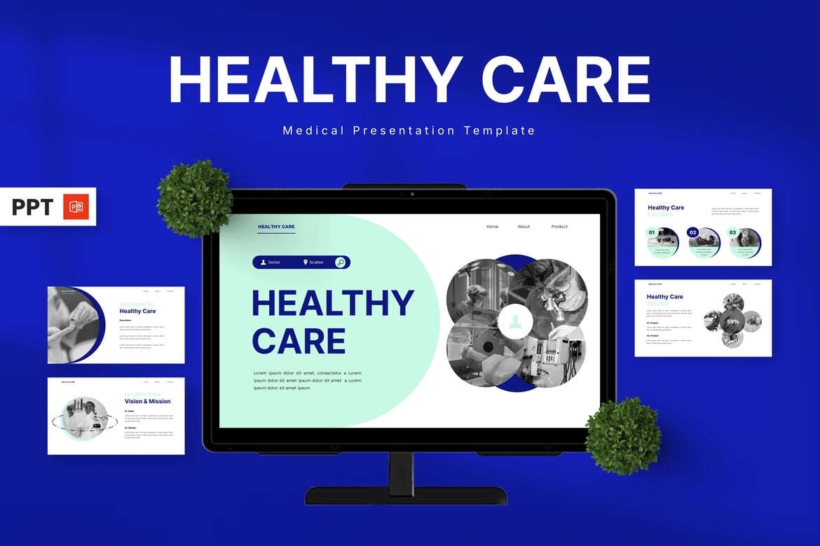 Template PowerPoint Kesehatan - Solusi Presentasi Medis yang Menarik