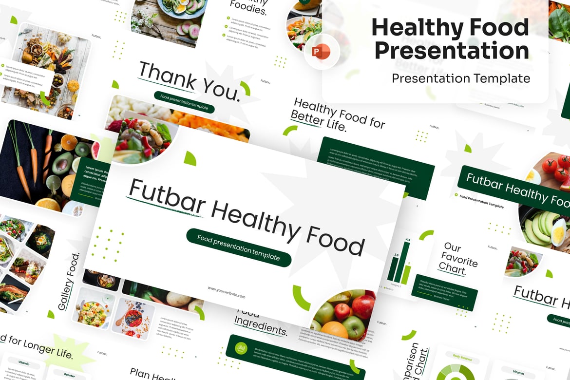 Template Presentasi Sehat yang Menarik dan Profesional