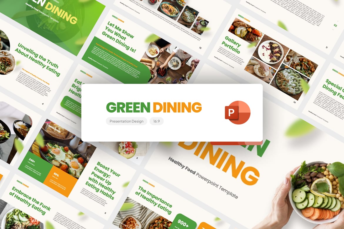 Template Presentasi Sehat - PowerPoint yang Menarik