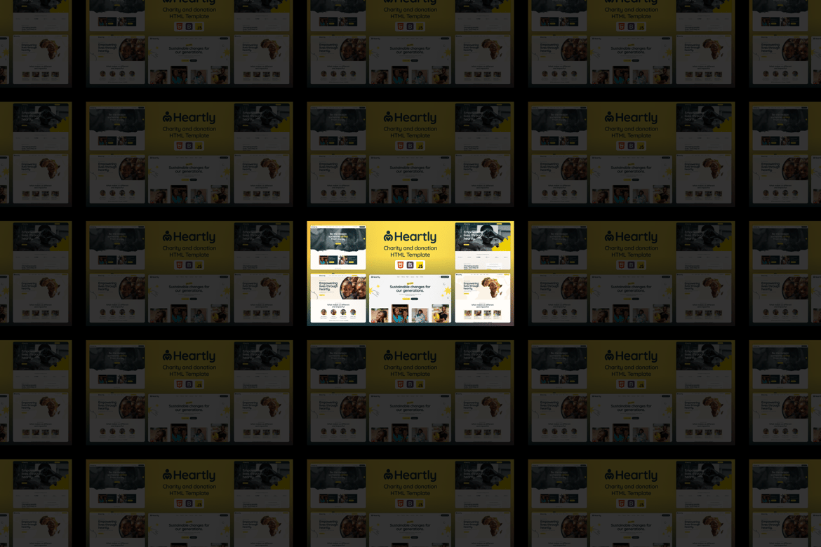 Heartly – Template Website Untuk Penggalangan Dana dan Amal