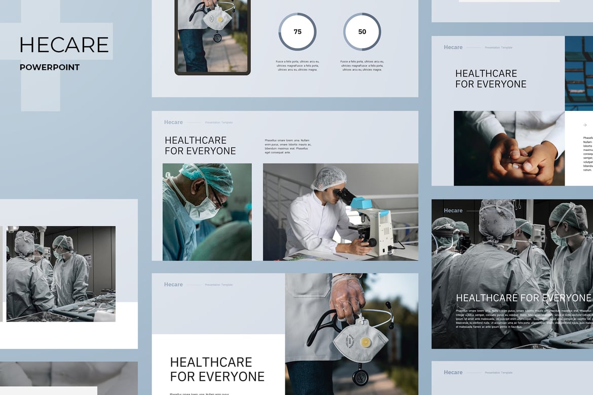 Hecare - Template Powerpoint Medis yang Profesional dan Serbaguna