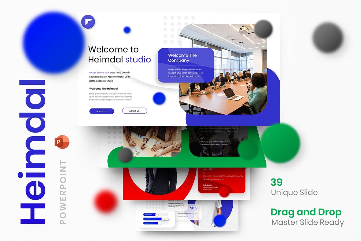 Heimdal – Template Presentasi PowerPoint Profesional untuk Bisnis