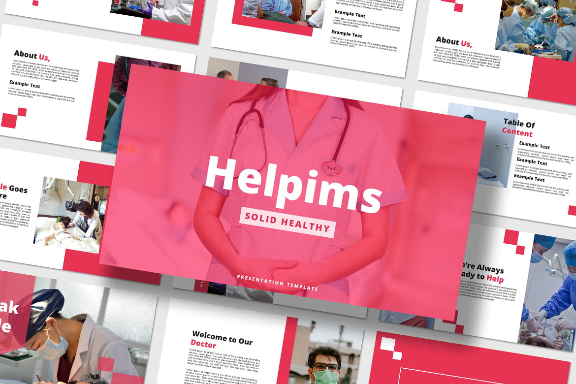 Template PowerPoint Helpim - Solusi Presentasi Modern