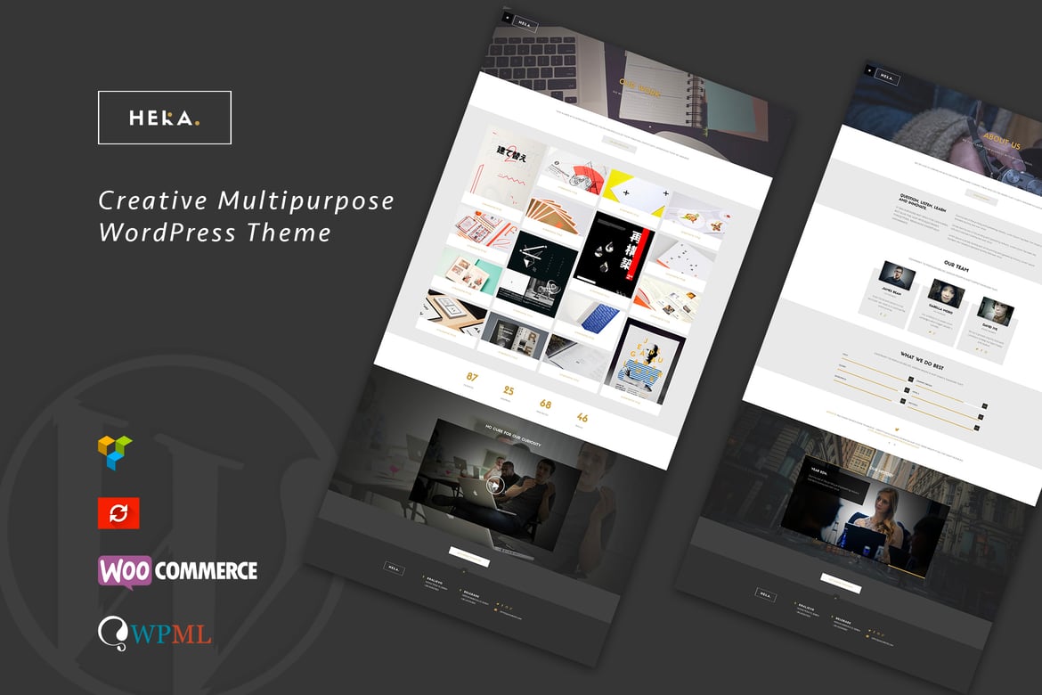 Hera - Tema WordPress Kreatif Serbaguna untuk Semua Kebutuhan Anda