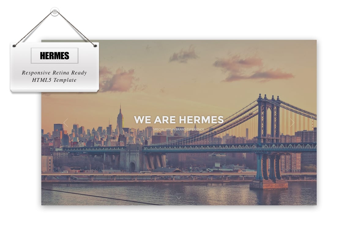 Template Web Responsif Hermes - Siap Retina dan Modern