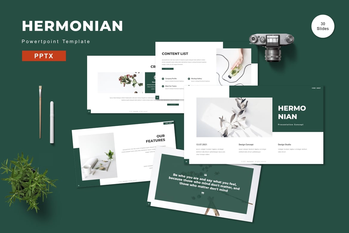 Hermonian - Template PowerPoint Menarik untuk Semua Kebutuhan