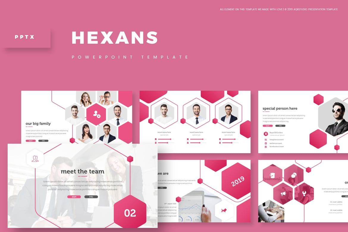 Template PowerPoint Hexans - Solusi Presentasi yang Menarik