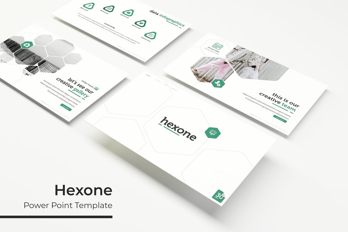 Hexone - Template PowerPoint Profesional untuk Presentasi Menarik
