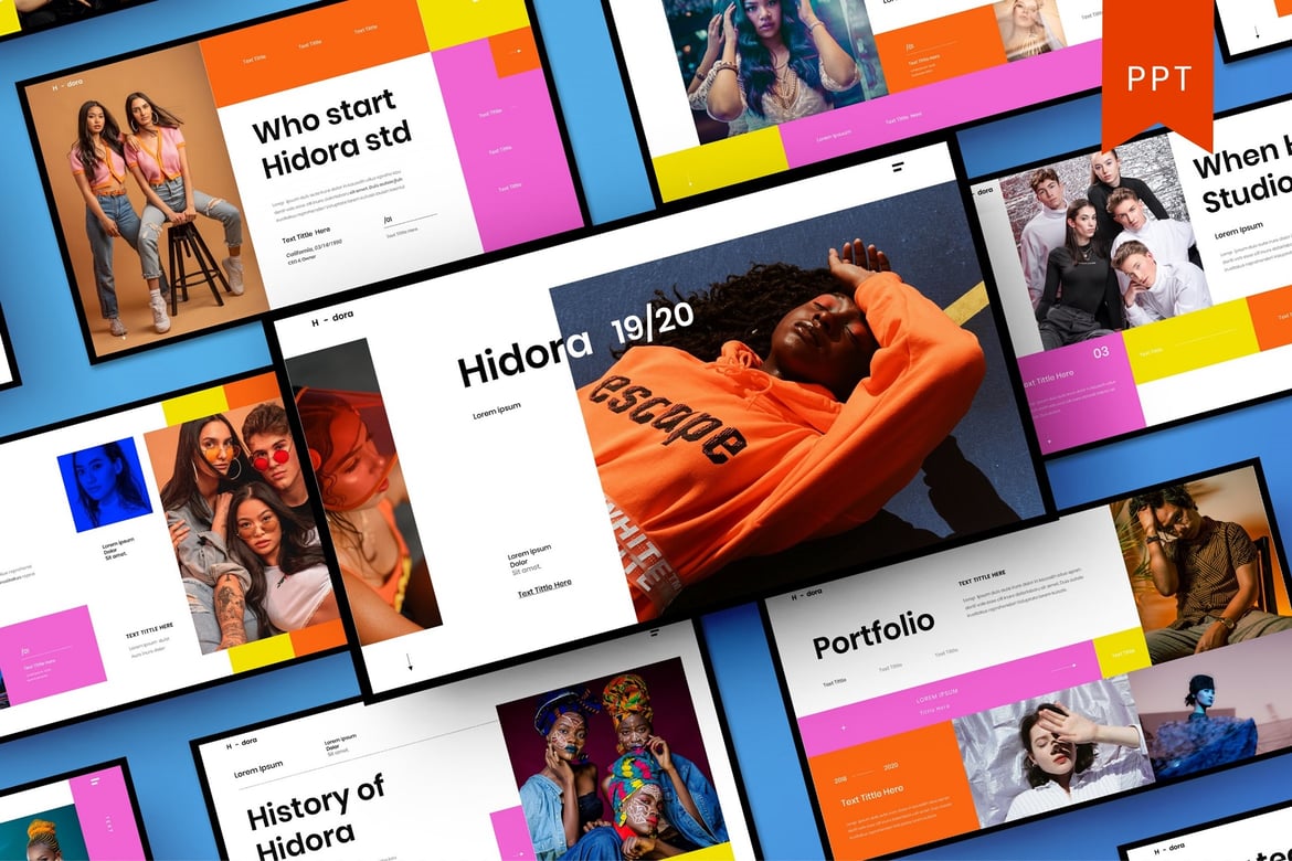 Template Presentasi Bisnis Hidora – Solusi Kreatif untuk Presentasi Anda