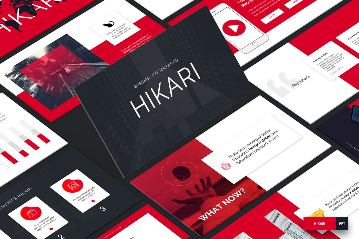 Hikari - Template PowerPoint Kreatif dan Serbaguna