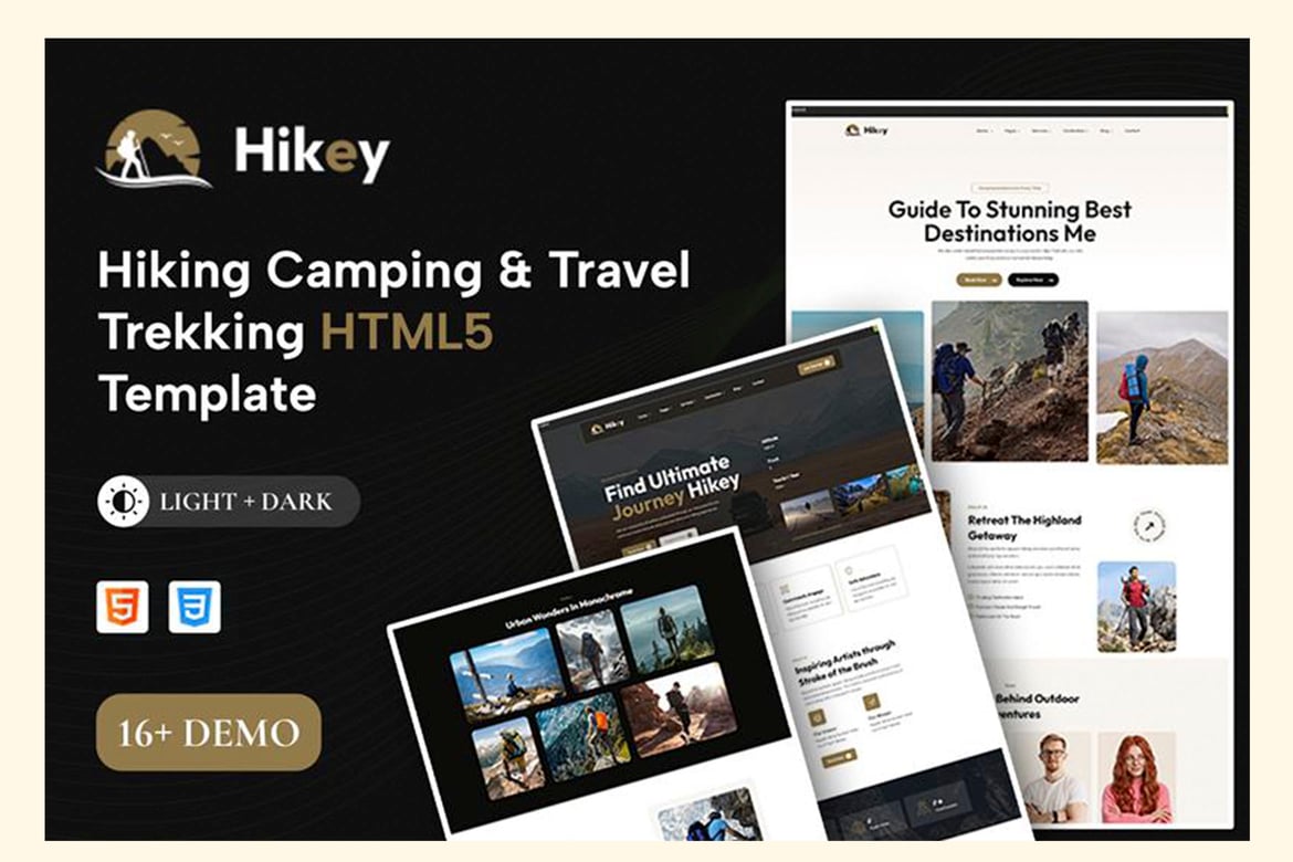 Hikey – Template Website untuk Hiking, Camping, dan Petualangan Travel