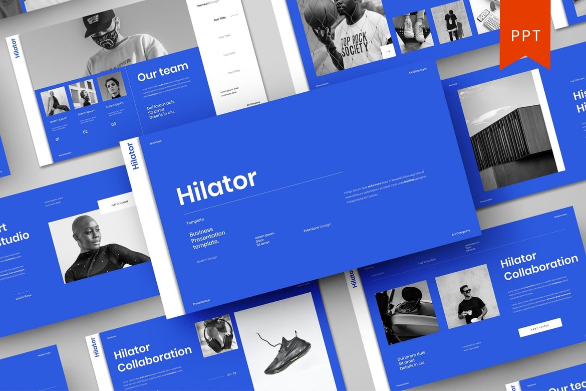 Hilator – Template Presentasi PowerPoint Profesional untuk Bisnis