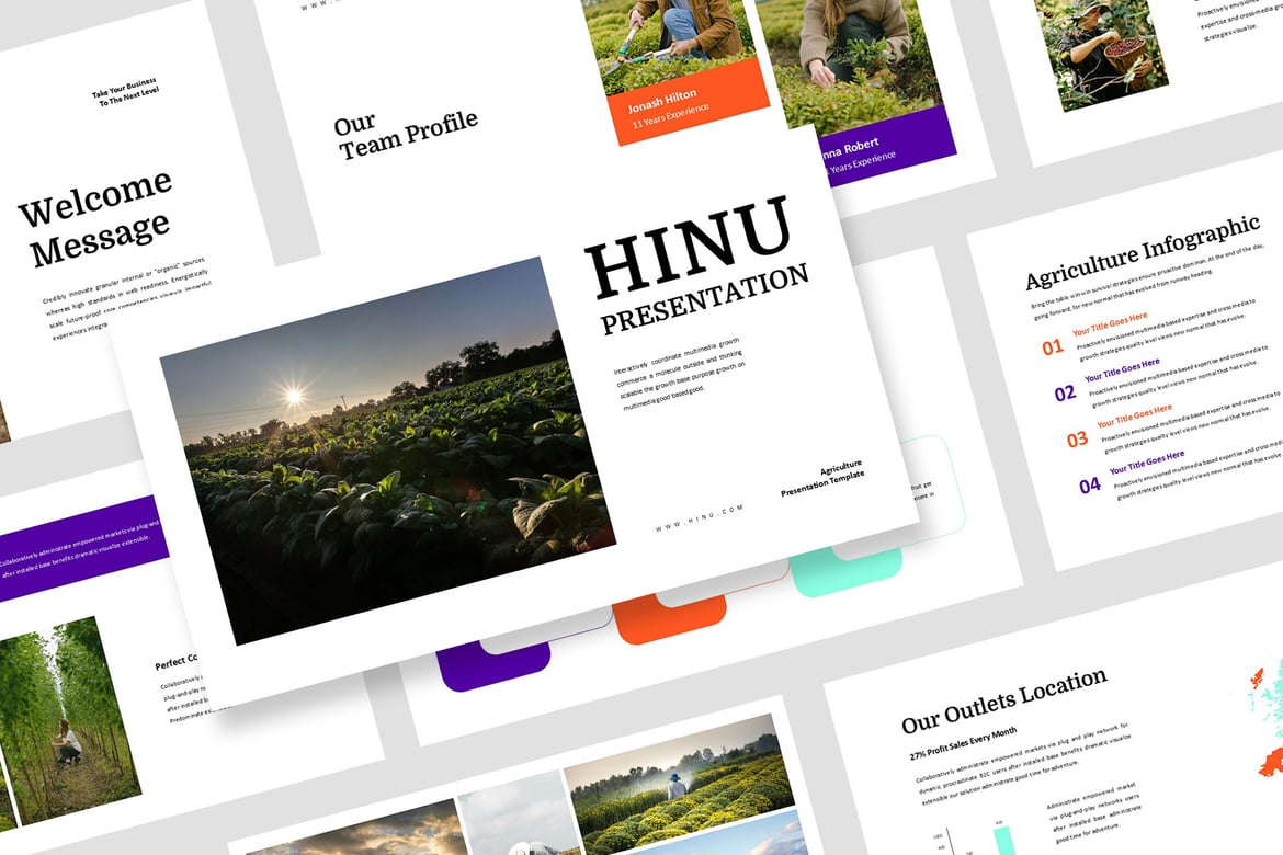 Template Presentasi Powerpoint Pertanian yang Profesional dan Menarik