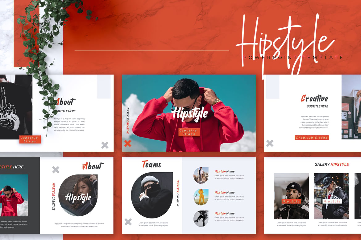HIPESTYLE - Template PowerPoint Kreatif untuk Presentasi Profesional