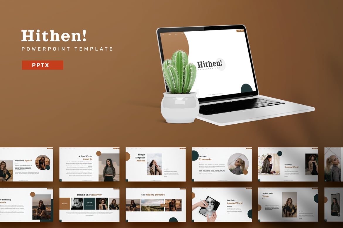 Hithen - Template PowerPoint Profesional untuk Semua Kebutuhan