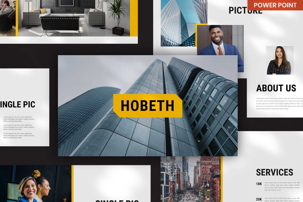 Hobeth - Template PowerPoint Serbaguna untuk Semua Kebutuhan Presentasi