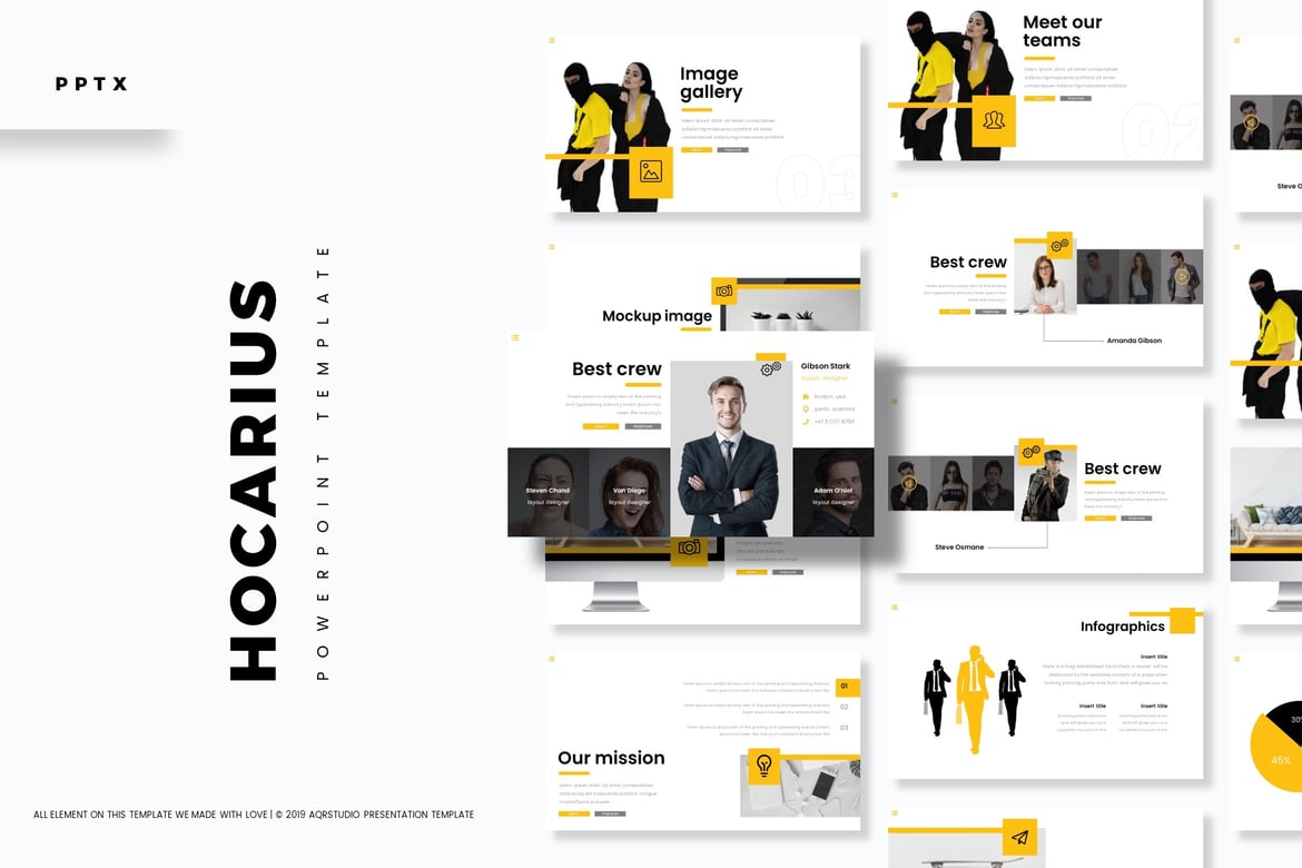 Template PowerPoint Hocarius - Solusi Presentasi Multifungsi