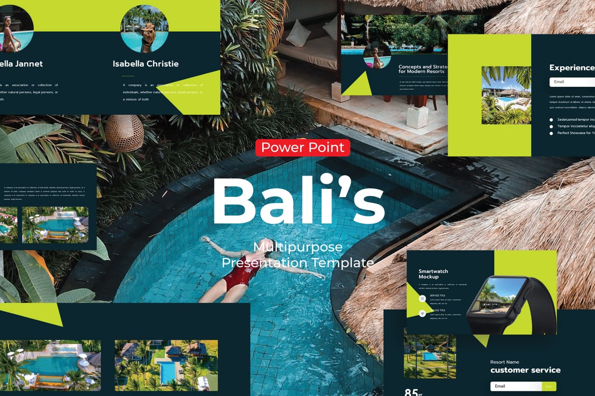 Template PowerPoint Liburan Bali yang Menarik dan Serbaguna