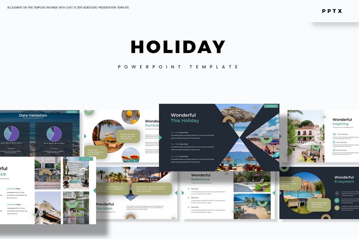 Template PowerPoint Liburan yang Menarik dan Serbaguna