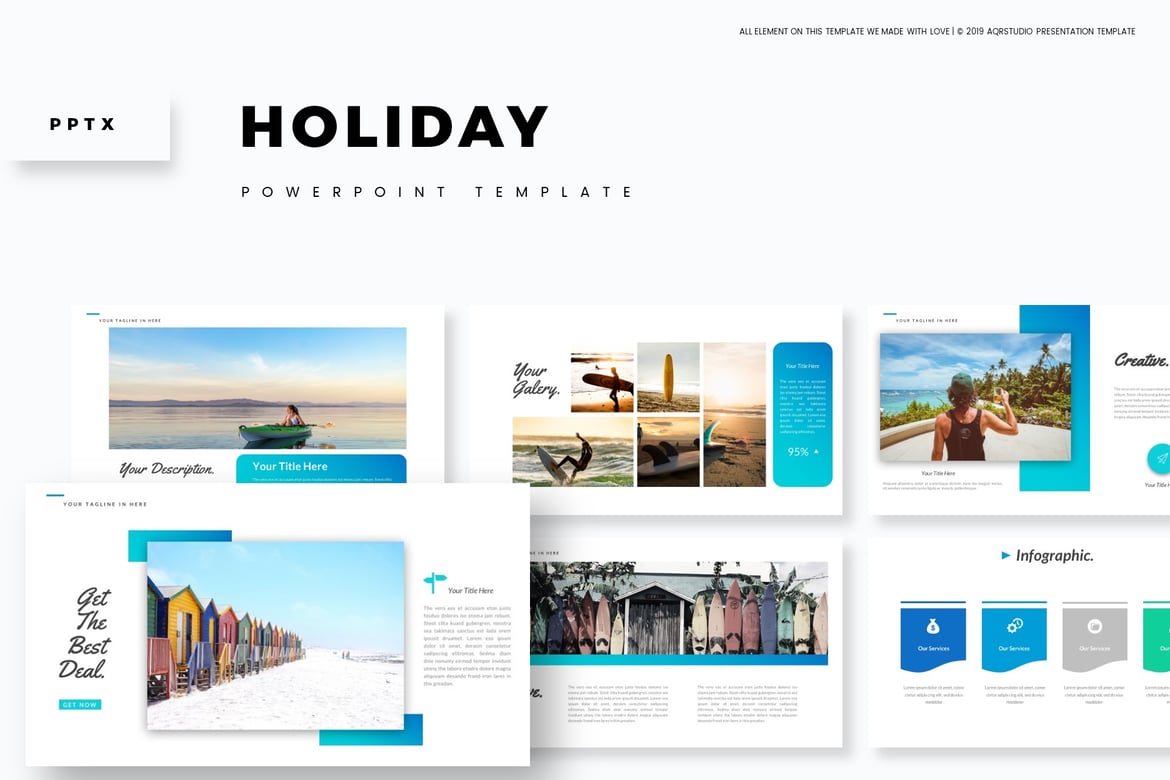 Template PowerPoint Liburan yang Menarik dan Serbaguna