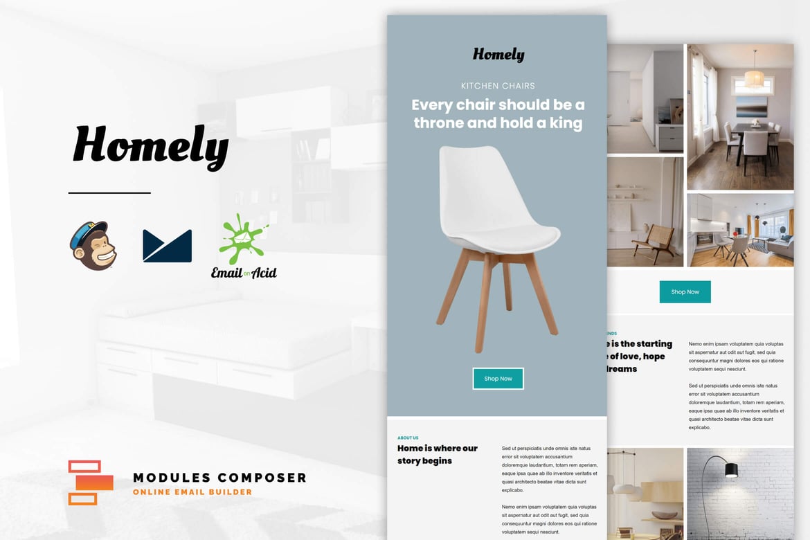 Homely - Template Email Responsif untuk E-Commerce yang Menarik