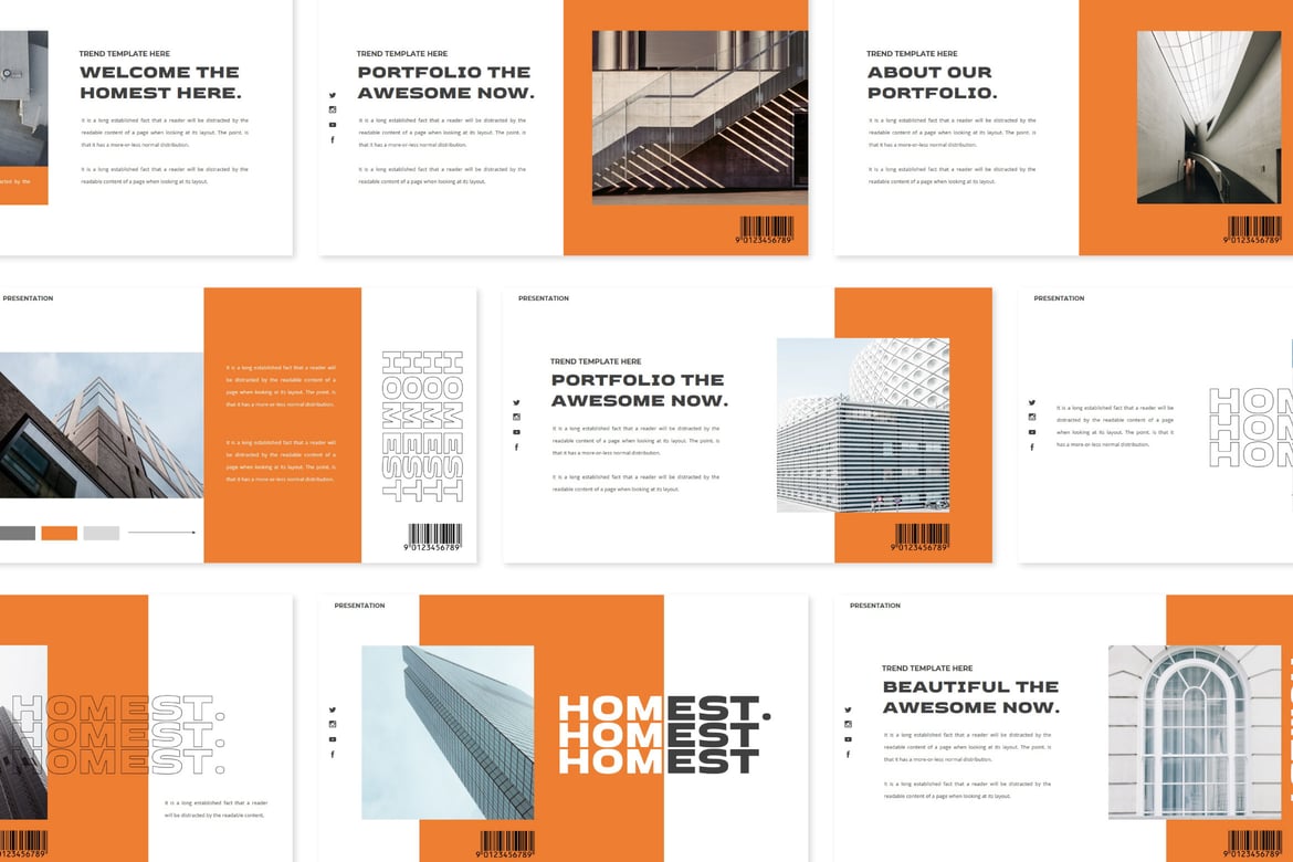 Template PowerPoint HOMEST yang Menarik dan Profesional