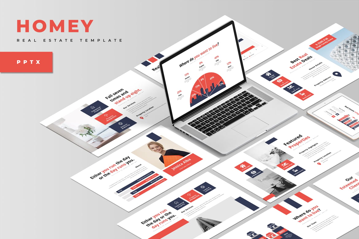 Homey: Template PowerPoint Real Estate yang Menarik dan Profesional
