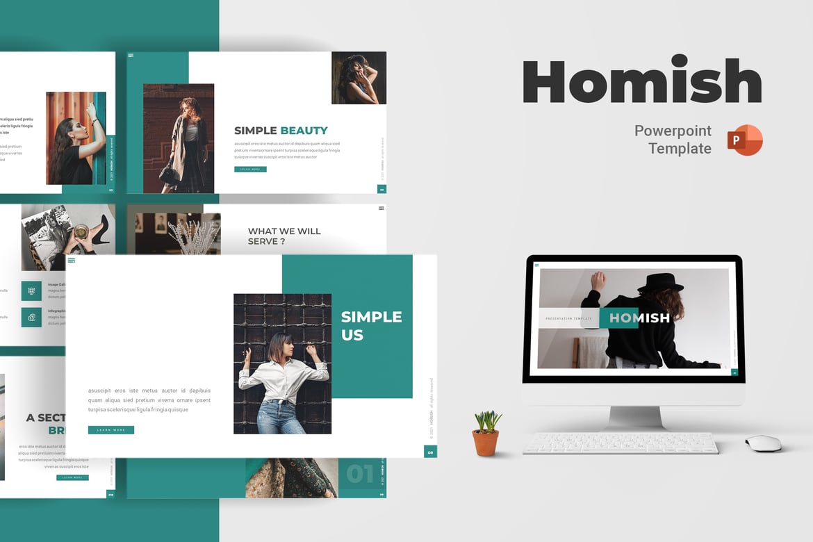 Template PowerPoint Homish - Solusi Presentasi Menarik dan Profesional