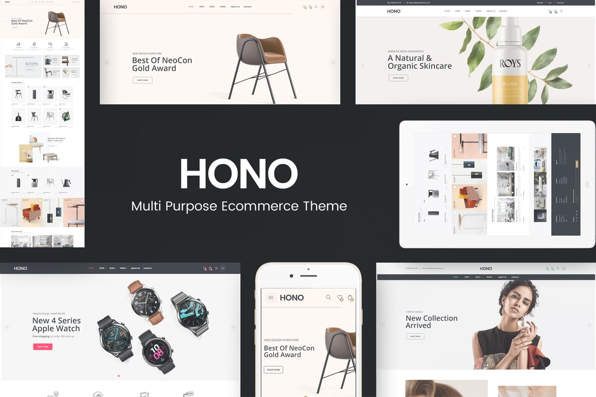 Hono - Tema WordPress WooCommerce Serbaguna untuk Toko Online Anda