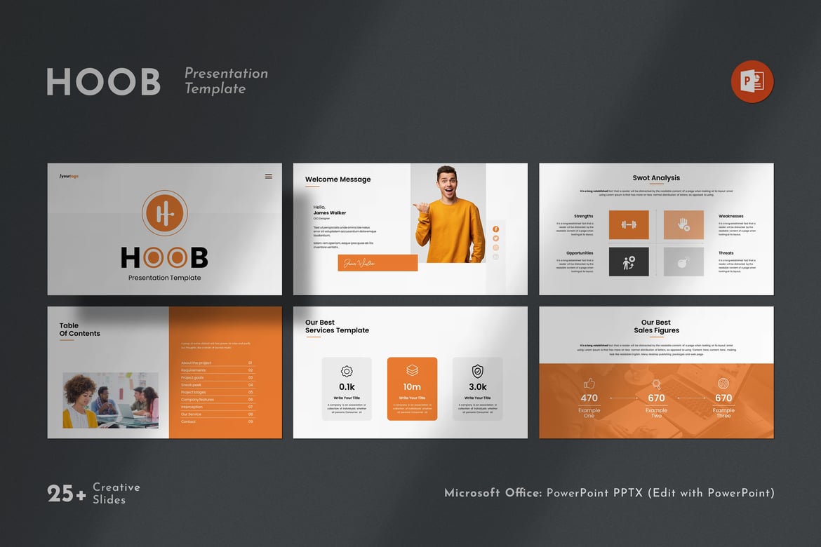 Template PowerPoint Hoob: Presentasi Profesional dan Menarik