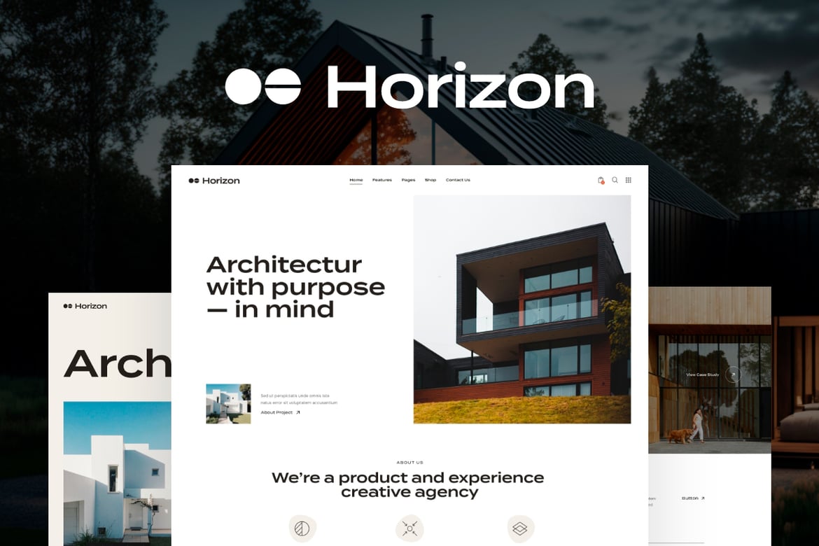 Horizon: Tema WordPress Modern untuk Bisnis Arsitektur dan Desain