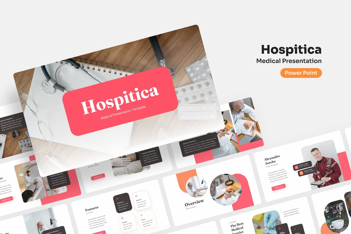 Template Presentasi Medis Hospitica yang Menarik dan Profesional