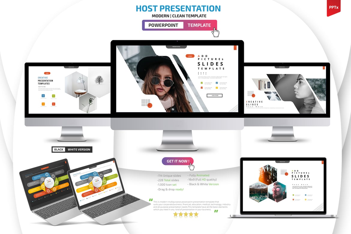 Template Presentasi PowerPoint Profesional untuk Acara Anda