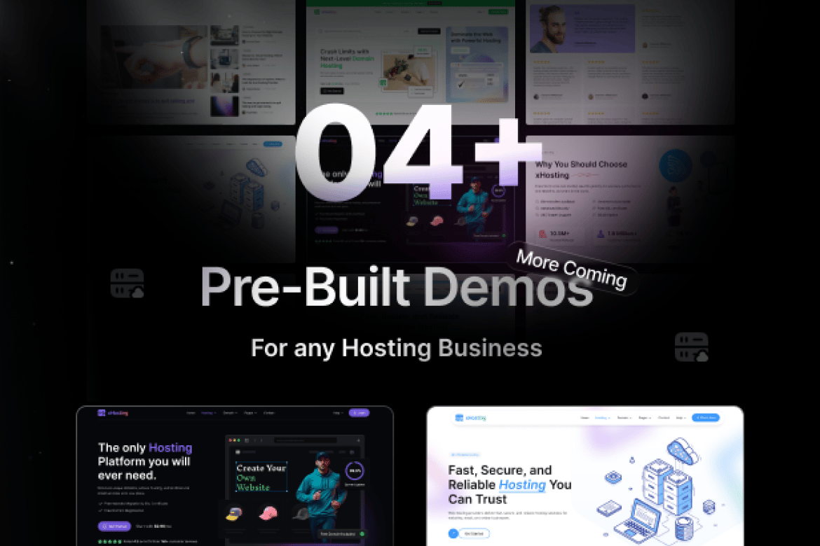 Hostinkar - Template Website Hosting HTML & WHMCS Modern dan Responsif