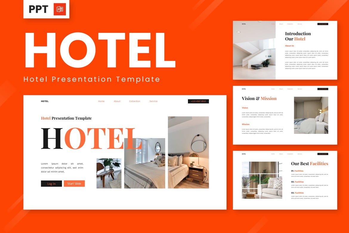 Template PowerPoint Hotel yang Menarik untuk Presentasi Anda
