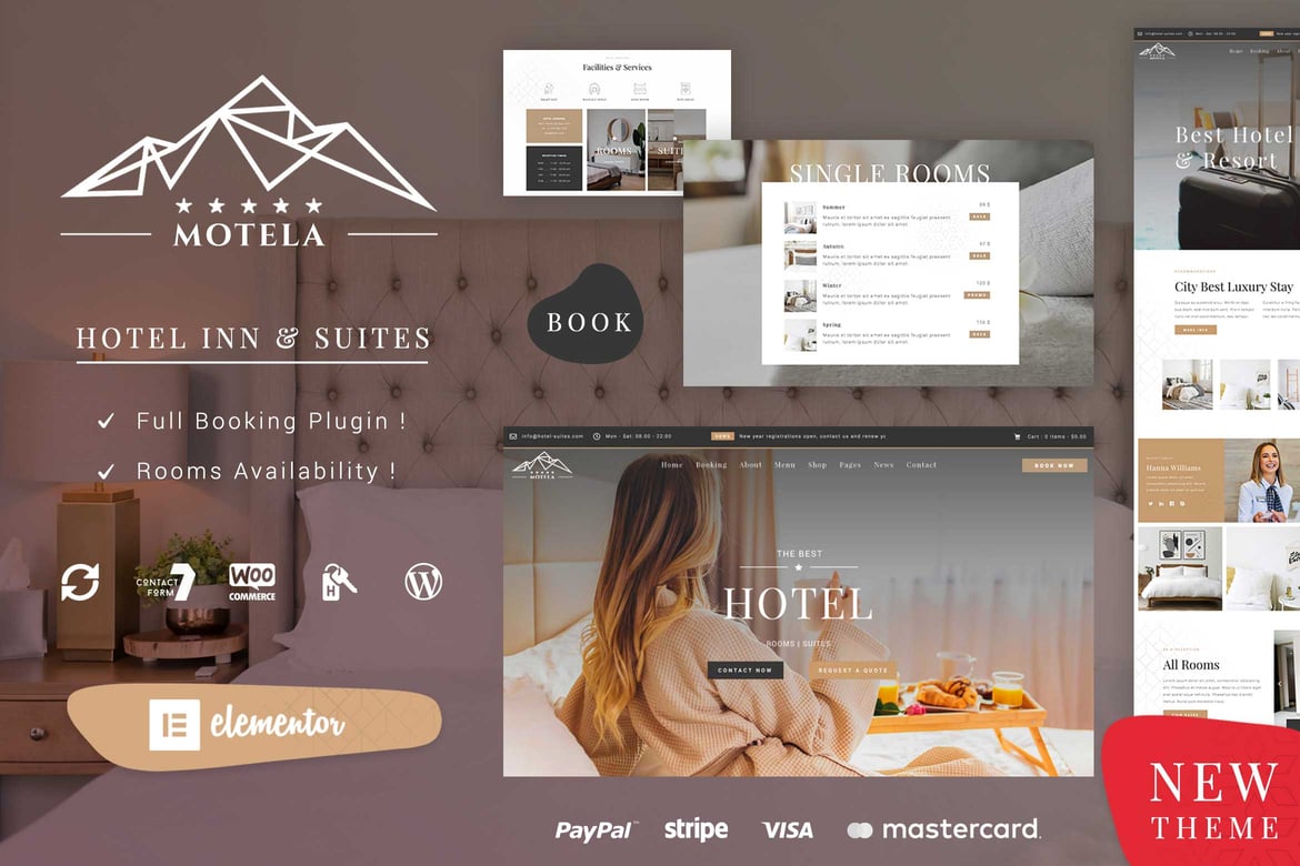 Tema WordPress Hotel Inn yang Menawan