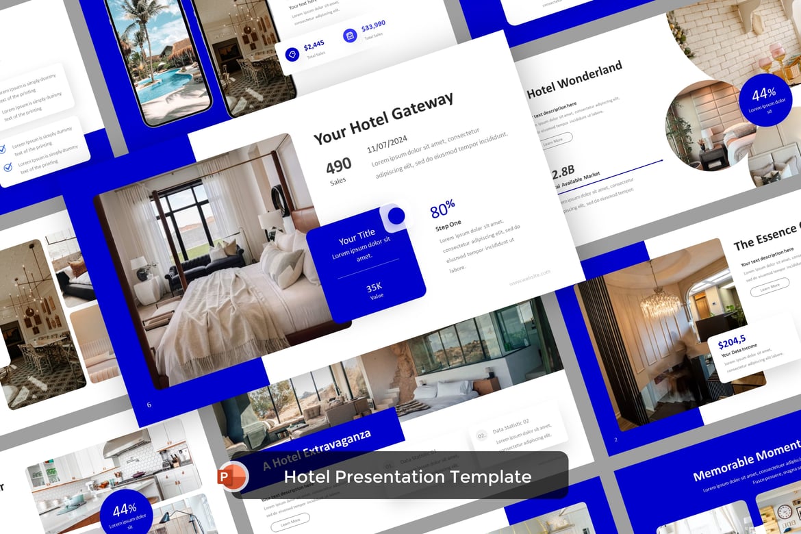 Template PowerPoint Hotel yang Menarik dan Profesional